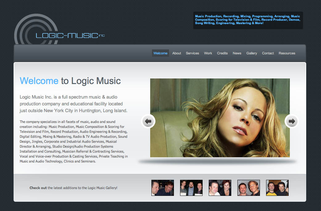 Logic Music Website