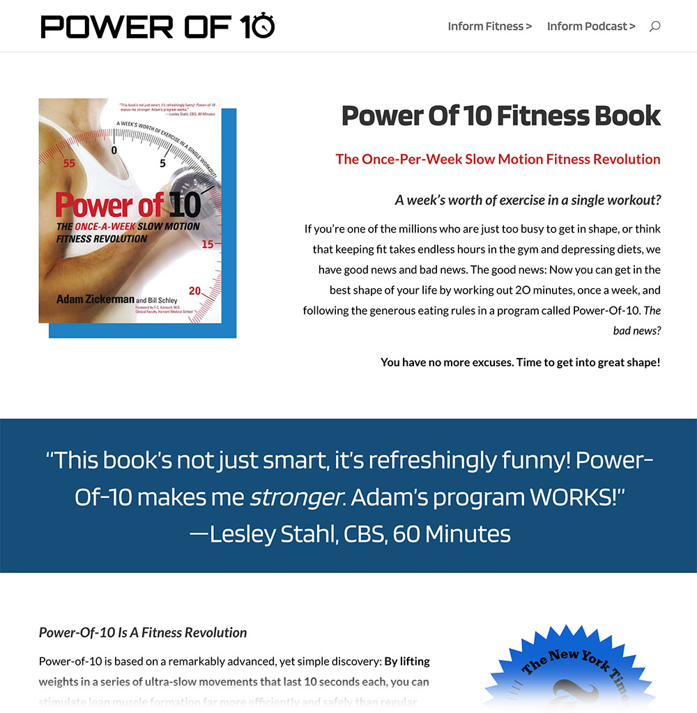 Website Design for Fitness Book release by Media-Star 